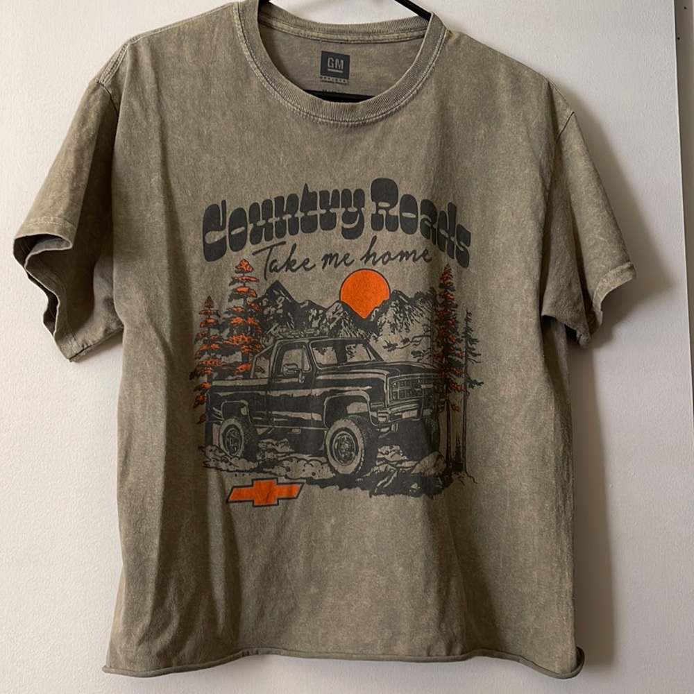 Country Roads Take Me Home short top